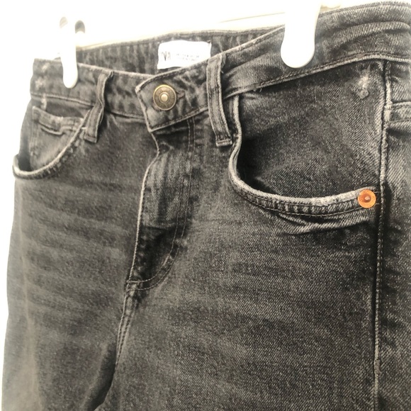ZARA ankle dark grey jeans - Picture 3 of 5